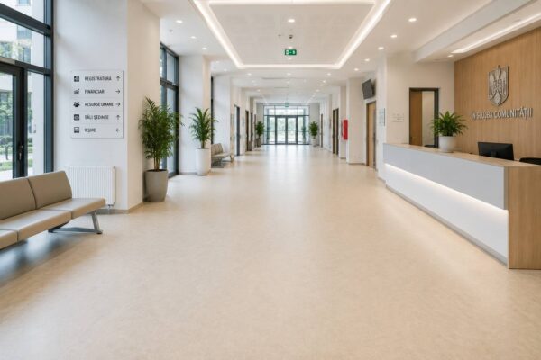  linoleum profesional în tonuri deschise